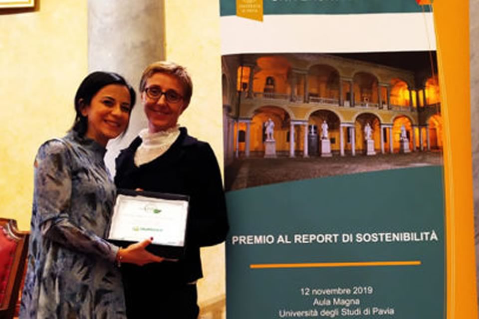 Humana Italy wins Sustainable Report award from University of Pavia