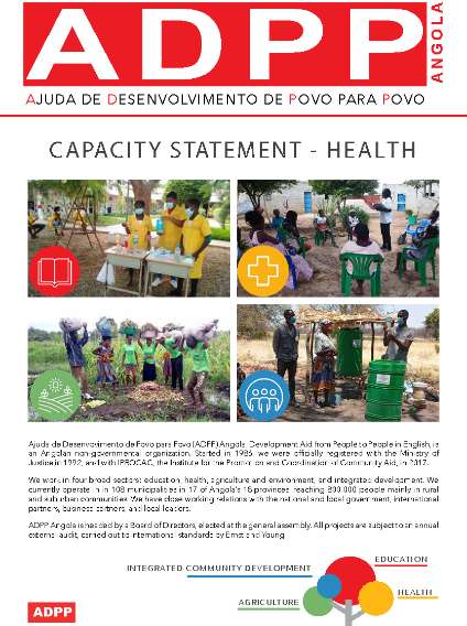 ADPP Angola Health Capacity Statement