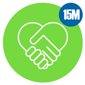 More than 15 million people reached