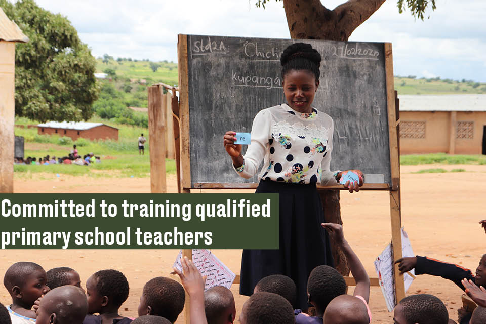 Committed to training qualified primary school teachers