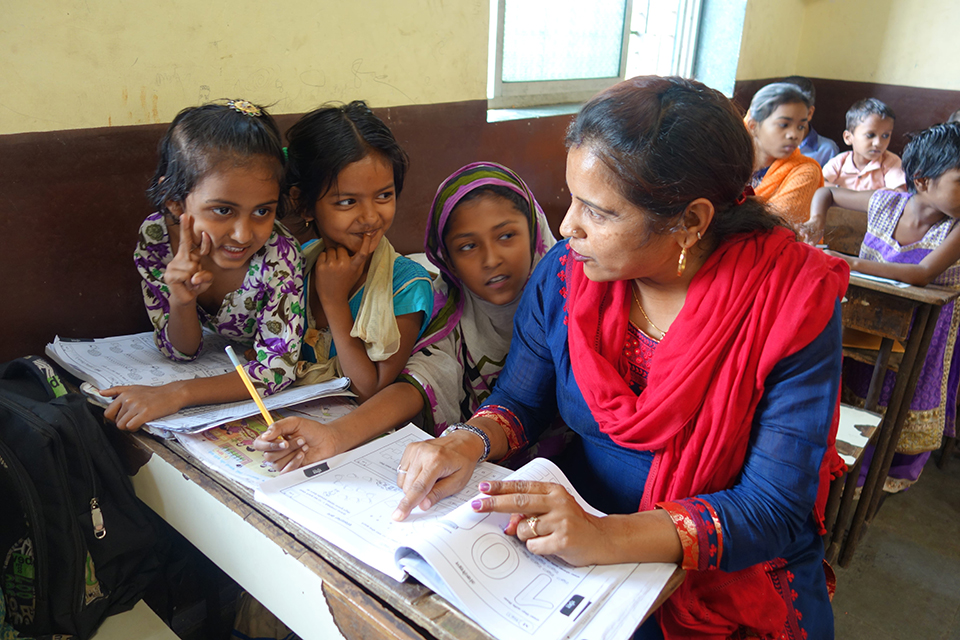 Kadam Step-Up programme educating out-of-school children in India